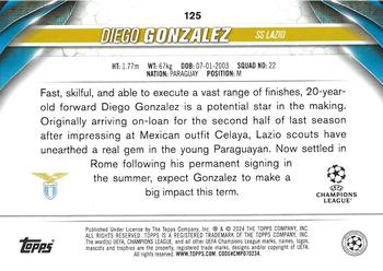 2023-24 Topps UEFA Club Competitions #125 Diego Gonzalez Back