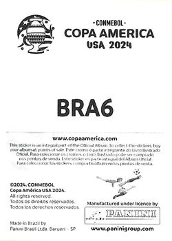 2024 Panini CONMEBOL Copa America USA Stickers #BRA6 Danilo Back