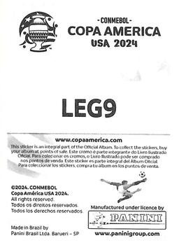 2024 Panini CONMEBOL Copa America USA Stickers #LEG9 Ronaldinho Back
