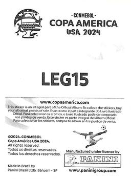 2024 Panini CONMEBOL Copa America USA Stickers #LEG15 Paolo Guerrero Back