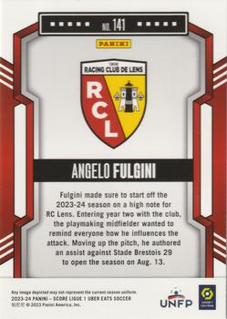 2023-24 Score Ligue 1 #141 Angelo Fulgini Back