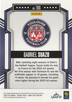 2023-24 Score Ligue 1 #196 Gabriel Suazo Back