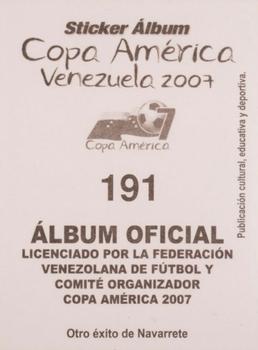 2007 Navarrete Copa America Venezuela #191 Tata Martino Back