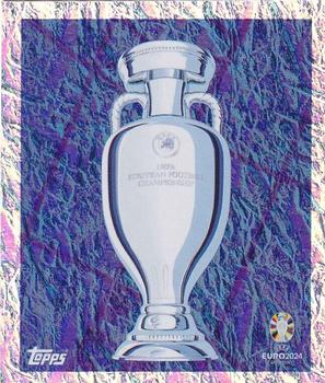 2024 Topps UEFA EURO 2024 Germany Sticker Collection #EURO1 Trophy Front