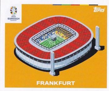 2024 Topps UEFA EURO 2024 Germany Sticker Collection #EURO5 Frankfurt Front