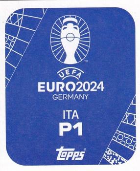 2024 Topps UEFA EURO 2024 Germany Sticker Collection #ITAP1 Italy Landmark Back