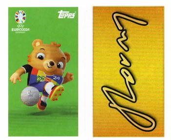 2024 Topps UEFA EURO 2024 Germany Sticker Collection #MM1 / MM2 Albärt / José Mourinho Signature Front