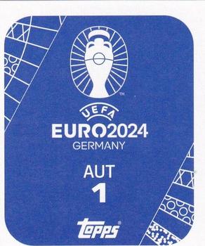2024 Topps UEFA EURO 2024 Germany Sticker Collection #AUT1 Emblem Back