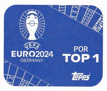 2024 Topps UEFA EURO 2024 Germany Sticker Collection #PORTOP1 Bruno Fernandes Back