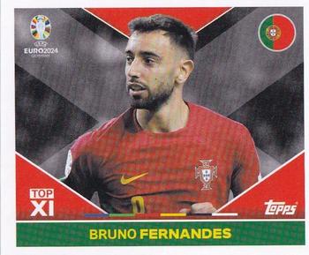 2024 Topps UEFA EURO 2024 Germany Sticker Collection #PORTOP1 Bruno Fernandes Front