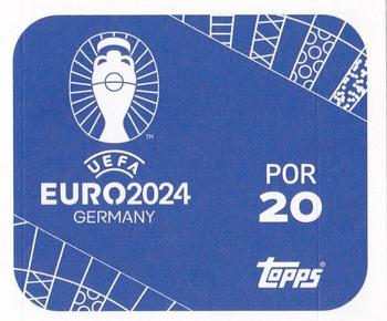 2024 Topps UEFA EURO 2024 Germany Sticker Collection #POR20 Diogo Jota Back