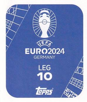 2024 Topps UEFA EURO 2024 Germany Sticker Collection #LEG10 Zlatan Ibrahimović Back