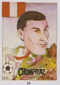 1990 Pronostocos Los Grandes del Futbol Mundial (1930-1990) #24 Hector Chumpitaz Front