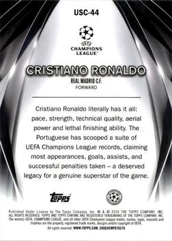 2023-24 Topps UEFA Club Competitions - Ultimate Stage Chrome #USC-44 Cristiano Ronaldo Back