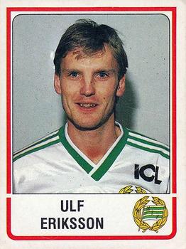 1986 Panini Fotboll 86 Allsvenskan och Division II #74 Ulf Eriksson Front