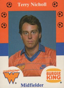 1984-85 Burger King Wichita WIngs #NNO Terry Nicholl Front