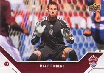 2011 Upper Deck MLS #25 Matt Pickens Front