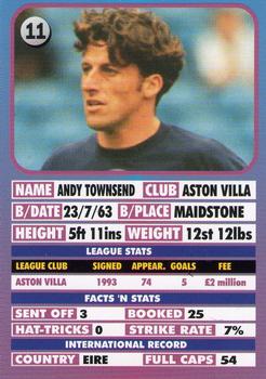 1995-96 LCD Publishing Premier Strikers #11 Andy Townsend Back