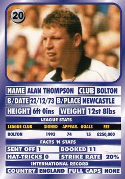 1995-96 LCD Publishing Premier Strikers #20 Alan Thompson Back