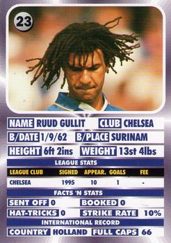 1995-96 LCD Publishing Premier Strikers #23 Ruud Gullit Back