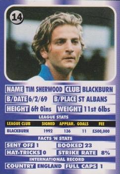 1995-96 LCD Publishing Premier Strikers #14 Tim Sherwood Back
