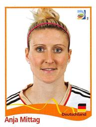 2011 Panini FIFA Women's World Cup Stickers #41 Anja Mittag Front