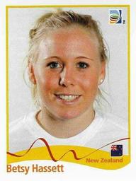 2011 Panini FIFA Women's World Cup Stickers #133 Betsy Hassett Front