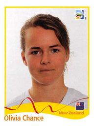 2011 Panini FIFA Women's World Cup Stickers #134 Olivia Chance Front