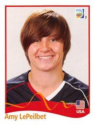 2011 Panini FIFA Women's World Cup Stickers #187 Amy LePeilbet Front