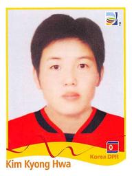 2011 Panini FIFA Women's World Cup Stickers #206 Kim Kyong Hwa Front