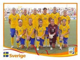 2011 Panini FIFA Women's World Cup Stickers #236 Sweden Team Front