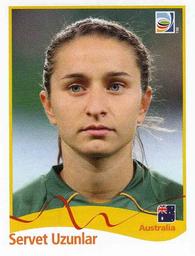 2011 Panini FIFA Women's World Cup Stickers #279 Servet Uzunlar Front