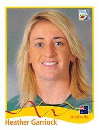 2011 Panini FIFA Women's World Cup Stickers #282 Heather Garriock Front