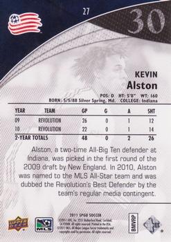 2011 SP Game Used #27 Kevin Alston Back