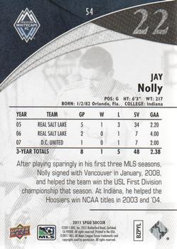 2011 SP Game Used #54 Jay Nolly Back