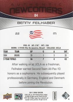 2011 SP Game Used #84 Benny Feilhaber Back