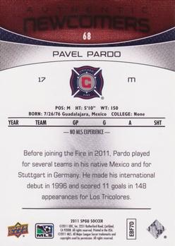 2011 SP Game Used #68 Pavel Pardo Back