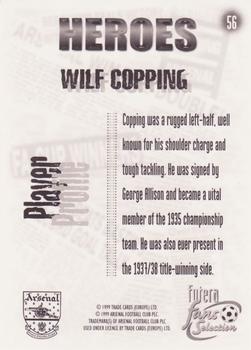 1999 Futera Arsenal Fans' Selection #56 Wilf Copping Back