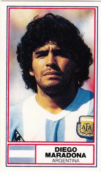 1984 Rothmans Football International Stars #NNO Diego Maradona Front