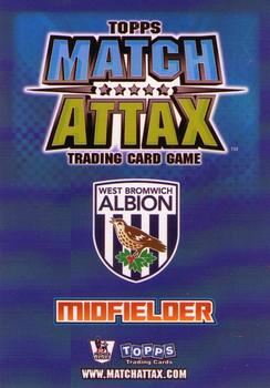 2008-09 Topps Match Attax Premier League #NNO Chris Brunt Back
