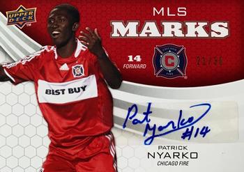2010 Upper Deck MLS - MLS Marks #MK-PN Patrick Nyarko Front