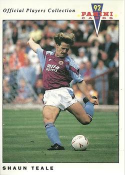 1992 Panini UK Players Collection #20 Shaun Teale Front
