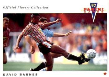 1992 Panini UK Players Collection #204 David Barnes Front