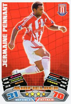 2011-12 Topps Match Attax Premier League #244 Jermaine Pennant Front