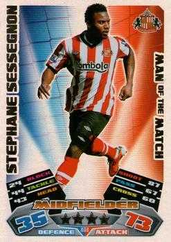 2011-12 Topps Match Attax Premier League #404 Stephane Sessegnon Front