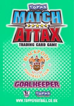 2010-11 Topps Match Attax Premier League #73 Matt Gilks Back