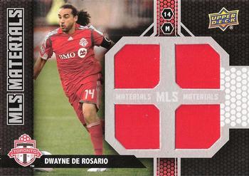 2011 Upper Deck MLS - MLS Materials Quad #M-DD Dwayne De Rosario Front