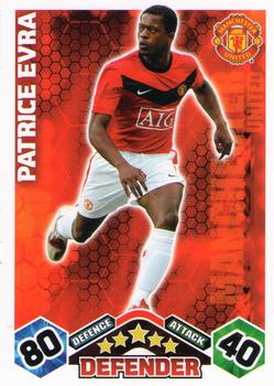 2009-10 Topps Match Attax Premier League #NNO Patrice Evra Front