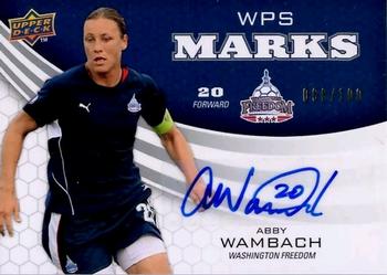 2010 Upper Deck MLS - WPS Marks #WM-AW Abby Wambach Front