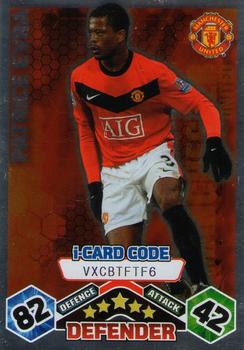 2009-10 Topps Match Attax Premier League Extra #NNO Patrice Evra Front